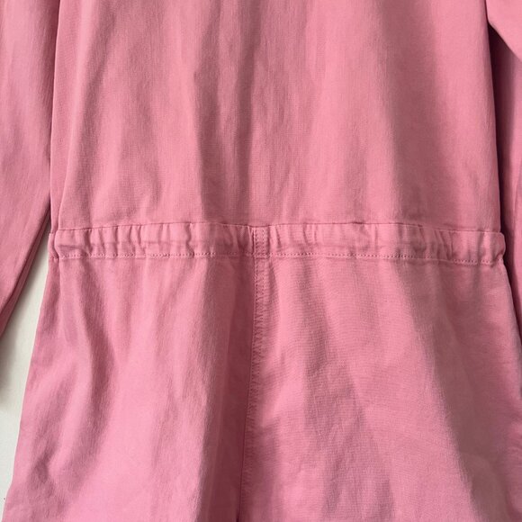 NEW 1. State Twill Cotton Blend Romper in Blush with Drawstring Waist, Size M - Picture 12 of 16